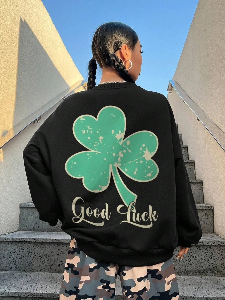 Saint Patrick’s Day Oversized Hoodie – Festive, Cozy & Trendy