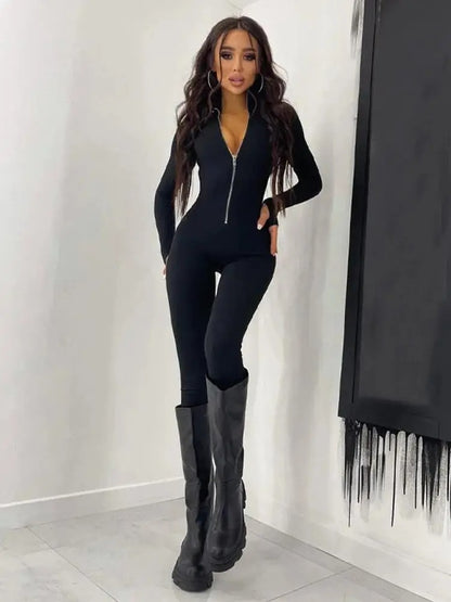 Women’s  Zipper Jumpsuit